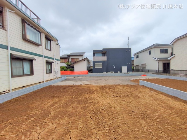 埼玉県川越市大字的場の新築戸建て更地・土地写真 2025年4月22日撮影