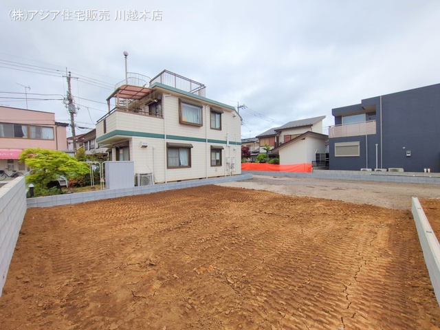 埼玉県川越市大字的場の新築戸建て更地・土地写真 2025年4月22日撮影