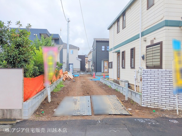埼玉県川越市大字的場の新築戸建て外構写真 2025年7月13日撮影