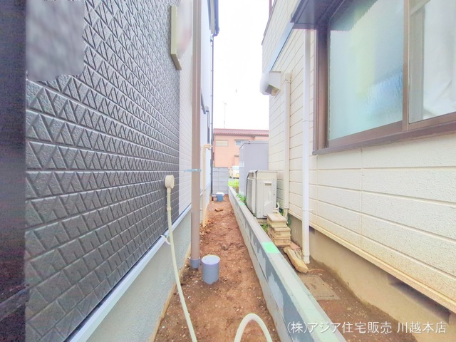埼玉県川越市大字的場の新築戸建て外構写真 2025年7月13日撮影
