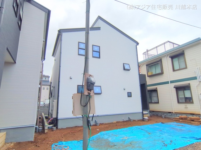埼玉県川越市大字的場の新築戸建て外構写真 2025年7月13日撮影