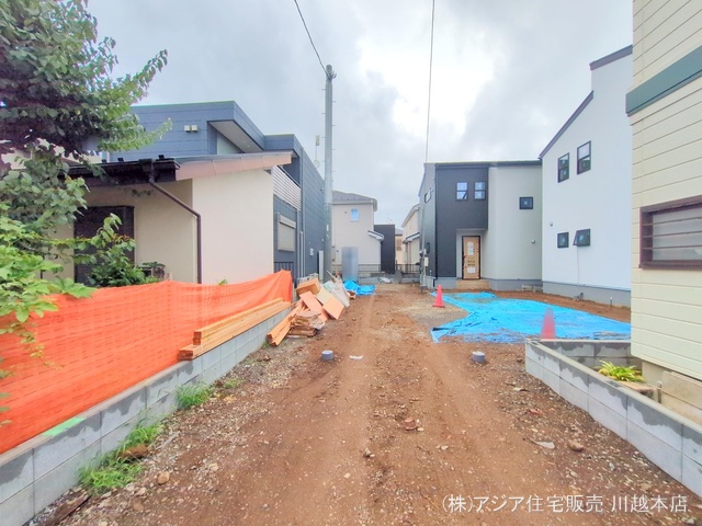 埼玉県川越市大字的場の新築戸建て外構写真 2025年7月13日撮影