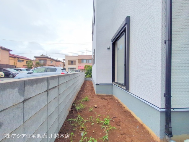 埼玉県川越市大字的場の新築戸建て外構写真 2025年7月13日撮影