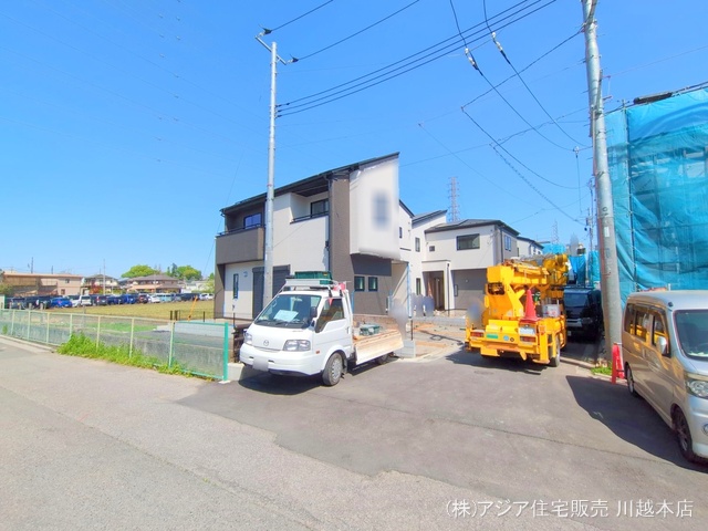 埼玉県川越市小仙波町２丁目の新築戸建て外構写真 2025年4月20日撮影