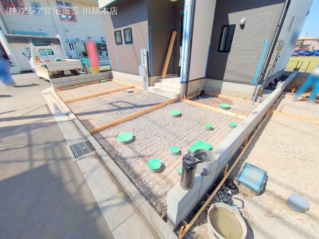 埼玉県川越市小仙波町２丁目の新築戸建て外構写真 2025年4月20日撮影