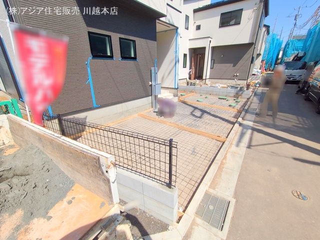 埼玉県川越市小仙波町２丁目の新築戸建て外構写真 2025年4月20日撮影