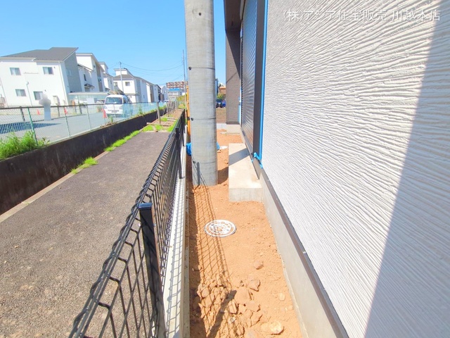 埼玉県川越市小仙波町２丁目の新築戸建て外構写真 2025年4月20日撮影