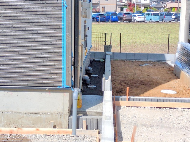 埼玉県川越市小仙波町２丁目の新築戸建て外構写真 2025年4月20日撮影