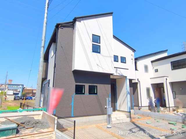 埼玉県川越市小仙波町２丁目の新築戸建て外構写真 2025年4月20日撮影