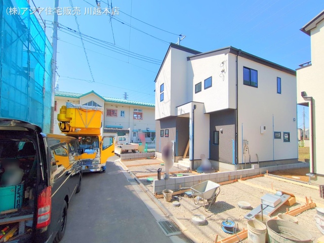 埼玉県川越市小仙波町２丁目の新築戸建て外構写真 2025年4月20日撮影