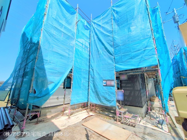 埼玉県川越市小仙波町２丁目の新築戸建てシート写真 2025年4月20日撮影