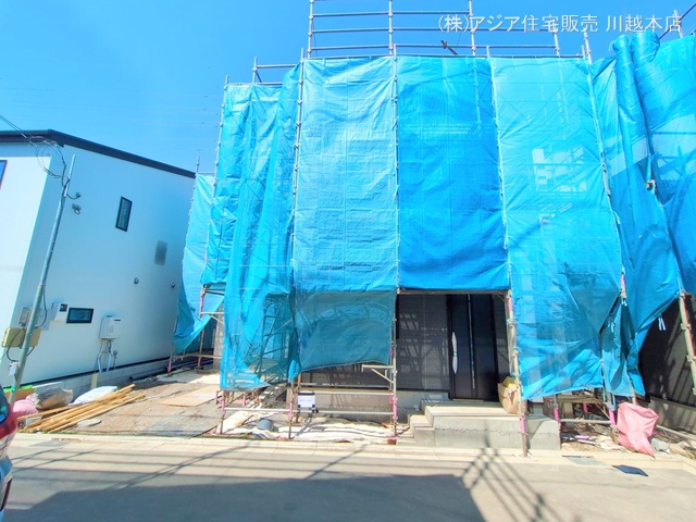 埼玉県川越市小仙波町２丁目の新築戸建てシート写真 2025年4月20日撮影