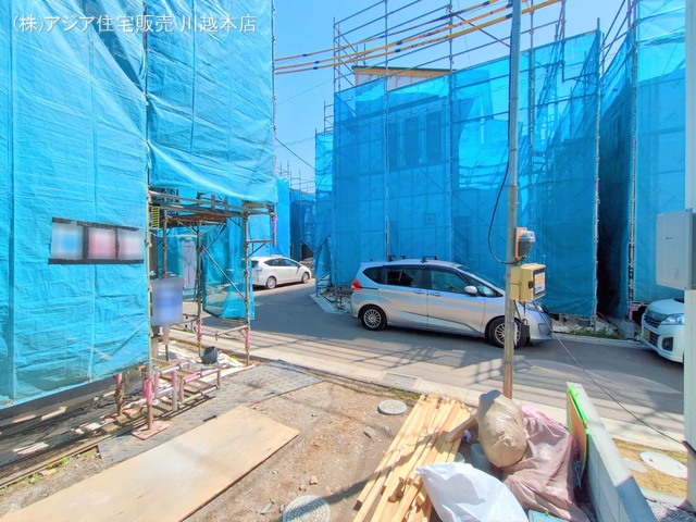 埼玉県川越市小仙波町２丁目の新築戸建てシート写真 2025年4月20日撮影