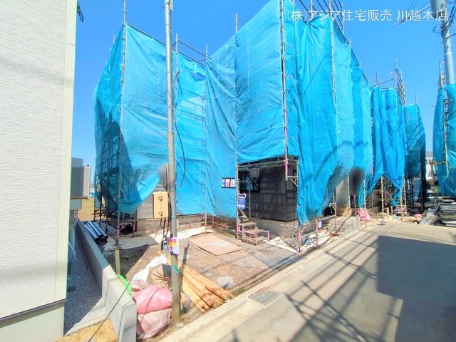 埼玉県川越市小仙波町２丁目の新築戸建てシート写真 2025年4月20日撮影
