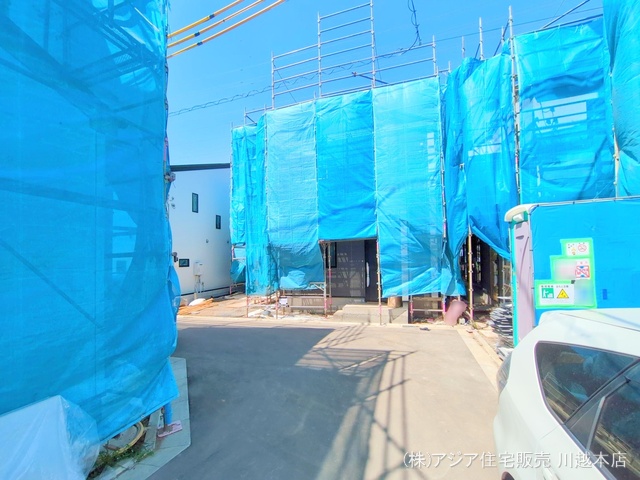 埼玉県川越市小仙波町２丁目の新築戸建てシート写真 2025年4月20日撮影