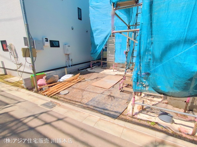 埼玉県川越市小仙波町２丁目の新築戸建てシート写真 2025年4月20日撮影