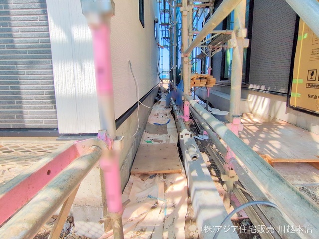 埼玉県川越市小仙波町２丁目の新築戸建てシート写真 2025年4月20日撮影