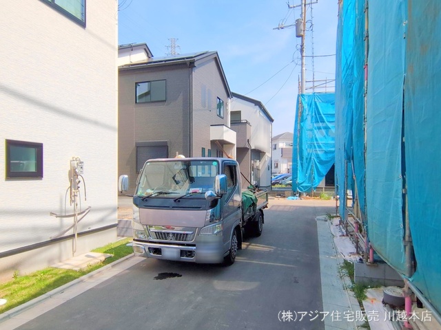 埼玉県川越市小仙波町２丁目の新築戸建て外構写真 2025年5月14日撮影