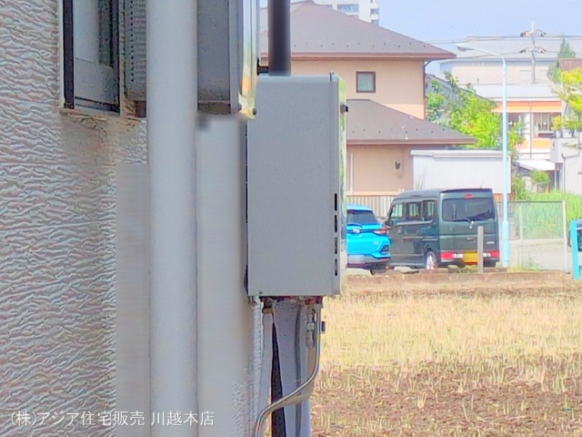 埼玉県川越市小仙波町２丁目の新築戸建て外構写真 2025年5月14日撮影