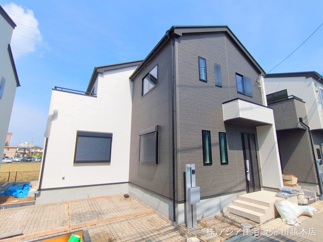 埼玉県川越市小仙波町２丁目の新築戸建て外構写真 2025年5月14日撮影