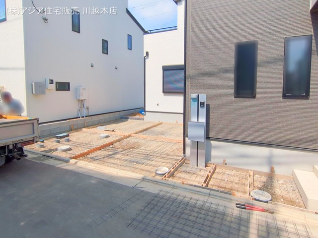 埼玉県川越市小仙波町２丁目の新築戸建て外構写真 2025年5月14日撮影