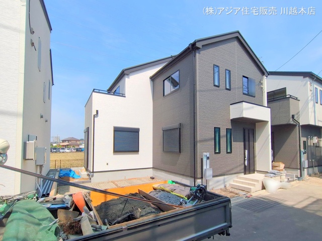 埼玉県川越市小仙波町２丁目の新築戸建て外構写真 2025年5月14日撮影