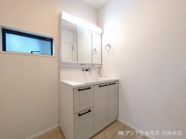 埼玉県川越市小仙波町２丁目の新築戸建て洗面所写真 2025年9月3日撮影