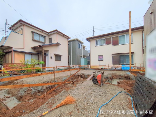 埼玉県坂戸市千代田２丁目の新築戸建て基礎写真 2025年6月10日撮影