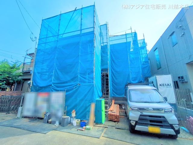 埼玉県坂戸市千代田２丁目の新築戸建てシート写真 2025年7月2日撮影