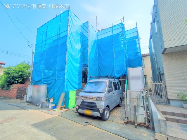 埼玉県坂戸市千代田２丁目の新築戸建てシート写真 2025年7月2日撮影