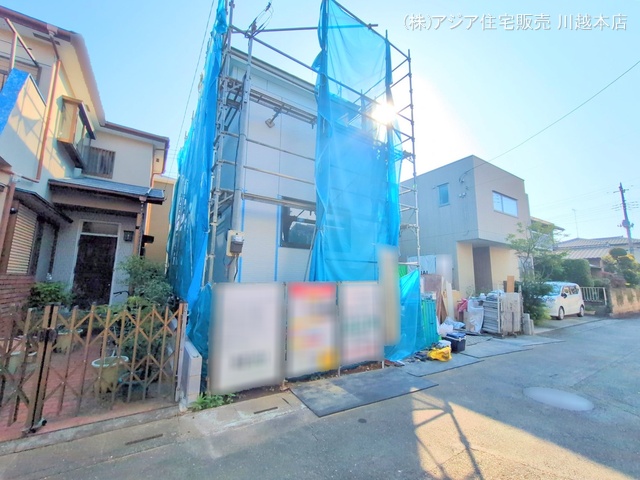 埼玉県坂戸市千代田２丁目の新築戸建てシート写真 2025年7月23日撮影