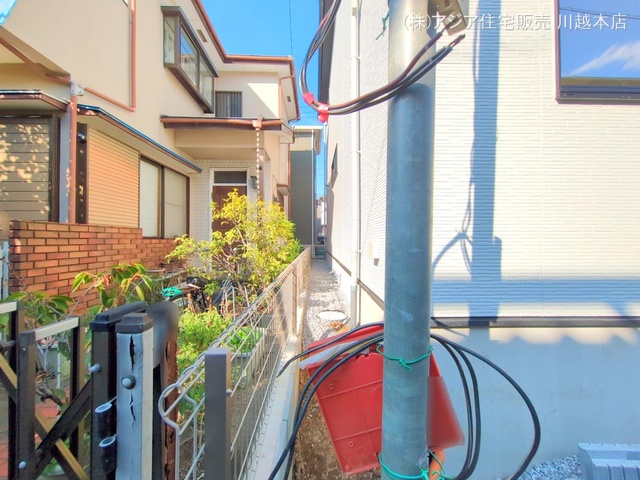 埼玉県坂戸市千代田２丁目の新築戸建て外構写真 2025年8月18日撮影