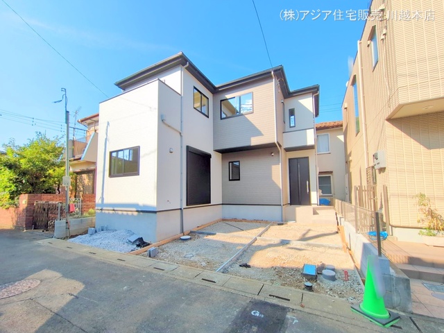 埼玉県坂戸市千代田２丁目の新築戸建て外構写真 2025年8月18日撮影