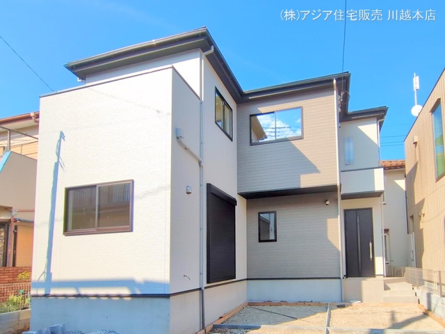 埼玉県坂戸市千代田２丁目の新築戸建て外構写真 2025年8月18日撮影