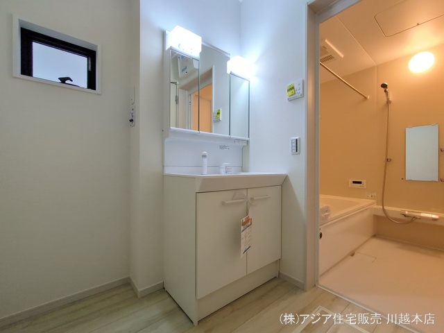 埼玉県坂戸市千代田２丁目の新築戸建て洗面所写真 2025年9月17日撮影