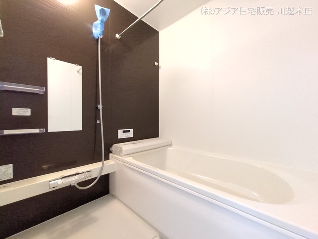 埼玉県川越市熊野町の新築戸建てお風呂写真 2025年10月1日撮影