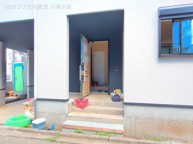 埼玉県川越市熊野町の新築戸建て外構写真 2025年7月29日撮影