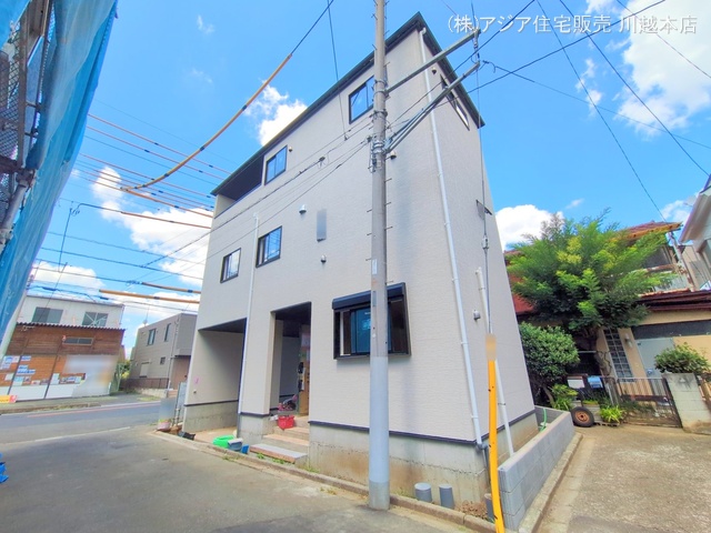 埼玉県川越市熊野町の新築戸建て外構写真 2025年7月29日撮影