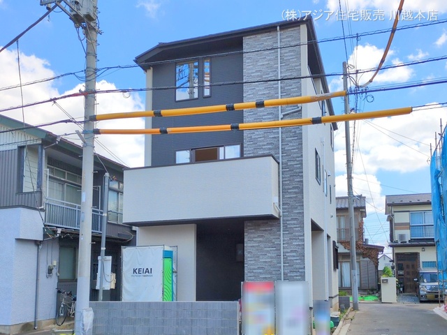 埼玉県川越市熊野町の新築戸建て外構写真 2025年7月29日撮影
