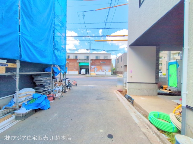 埼玉県川越市熊野町の新築戸建て外構写真 2025年7月29日撮影
