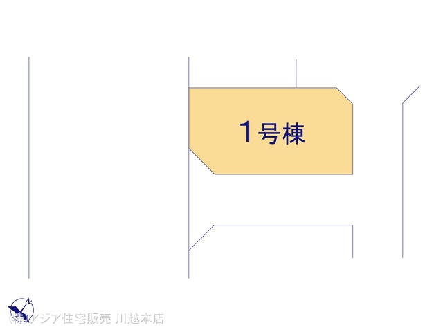 埼玉県川越市熊野町の新築戸建て全体区画図 ※図面と異なる場合は現況を優先