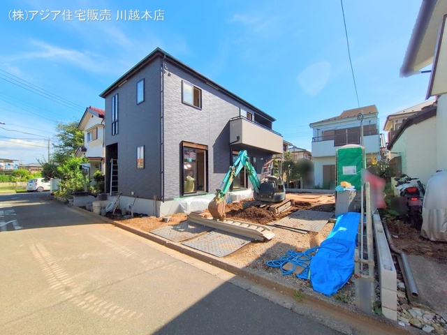 埼玉県狭山市広瀬台１丁目の新築戸建て外構写真 2025年7月17日撮影