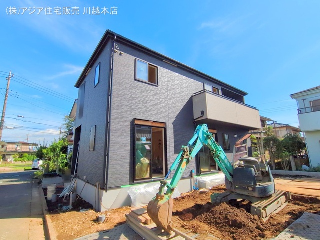 埼玉県狭山市広瀬台１丁目の新築戸建て外構写真 2025年7月17日撮影