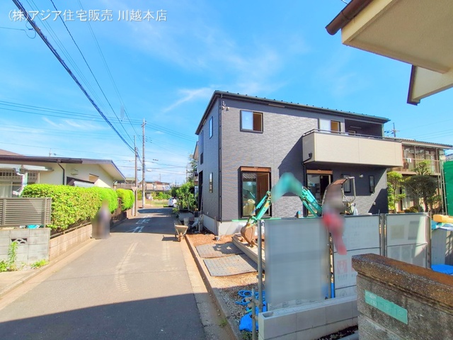 埼玉県狭山市広瀬台１丁目の新築戸建て外構写真 2025年7月17日撮影