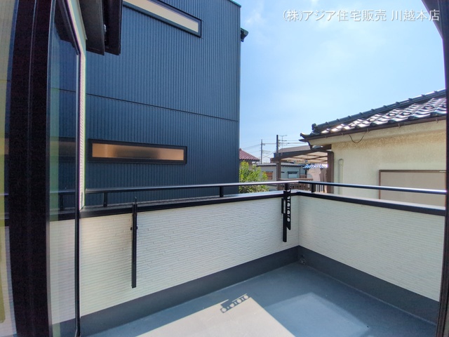 埼玉県ふじみ野市南台２丁目の新築戸建てバルコニー写真 2025年8月31日撮影