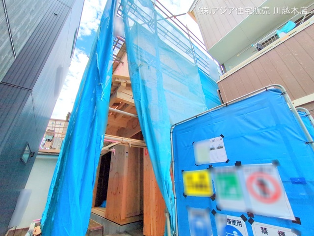 埼玉県ふじみ野市南台２丁目の新築戸建て上棟写真 2025年6月3日撮影