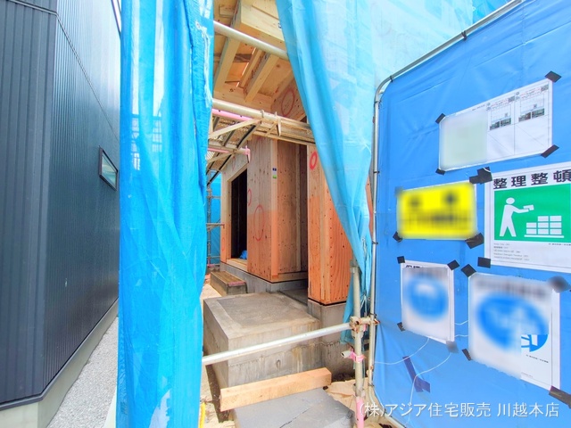埼玉県ふじみ野市南台２丁目の新築戸建て上棟写真 2025年6月3日撮影