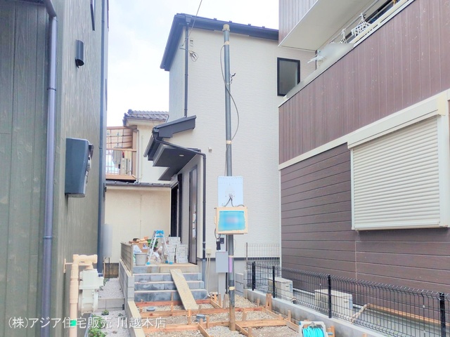 埼玉県ふじみ野市南台２丁目の新築戸建て外構写真 2025年7月15日撮影