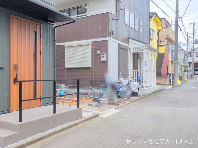 埼玉県ふじみ野市南台２丁目の新築戸建て外構写真 2025年7月15日撮影