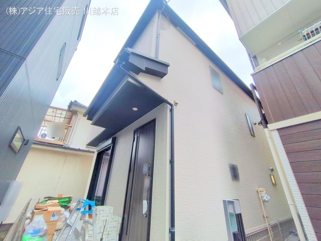 埼玉県ふじみ野市南台２丁目の新築戸建て外構写真 2025年7月15日撮影